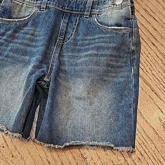 Levi's shorttall girls denim short overalls size 7 - Picture 4 of 9